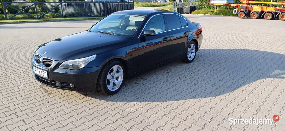 Piękne bmw e60 carbon shwartz pomorskie Mrzezino