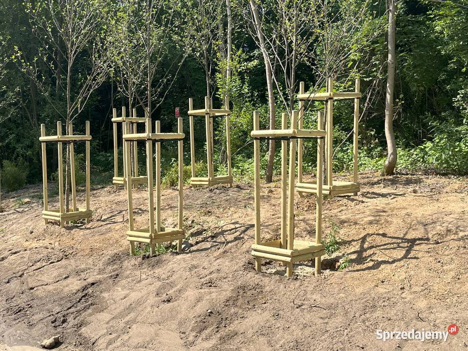 Paliki do drzewek siatki leśnej ogrodzenie Dom i Ogród