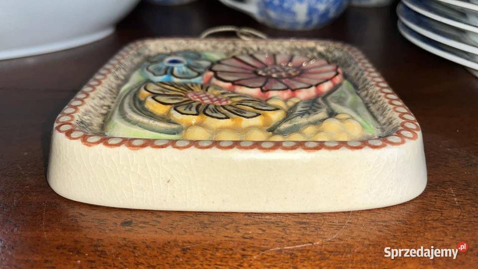 Kafel ceramiczny ozdobny Kwiaty Do powieszenia pomorskie Gdańsk