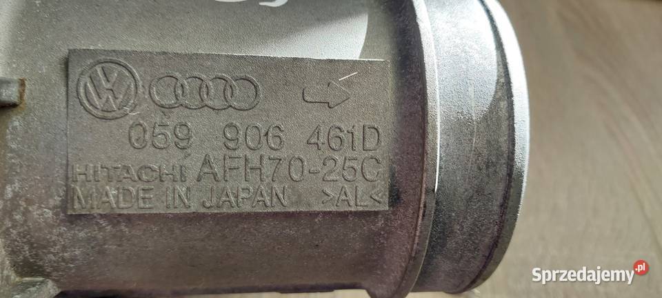 Przepływomierz AUDI A4 B6 A6 C5 059906461D osobowe zachodniopomorskie Szczecin