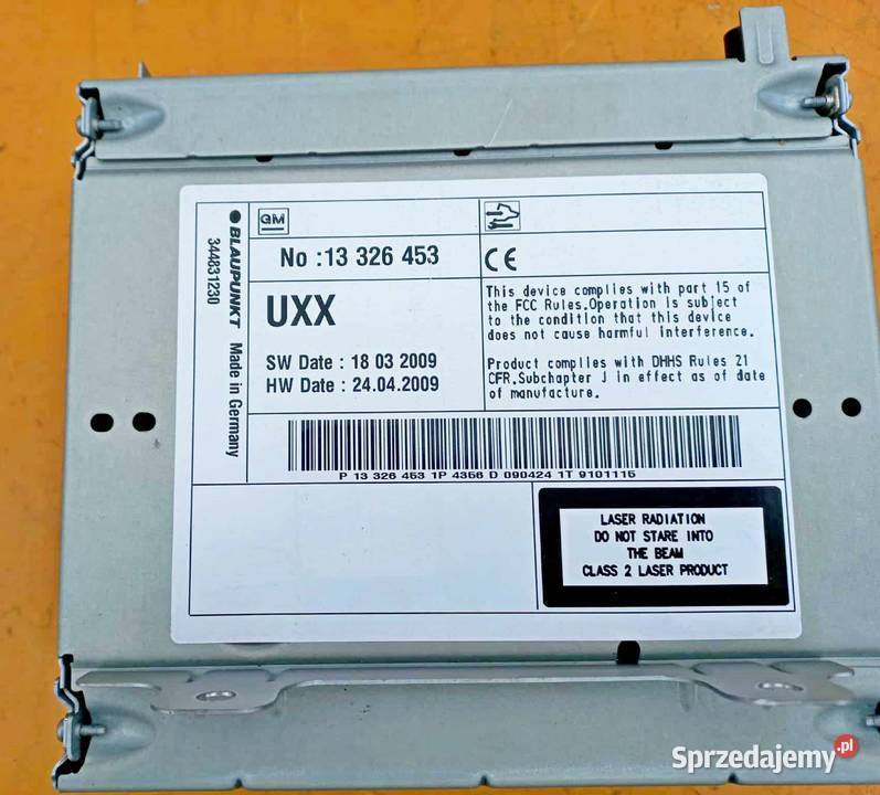 OPEL INSIGNIA RADIO NAWIGACJA 13326453 Radom sprzedam