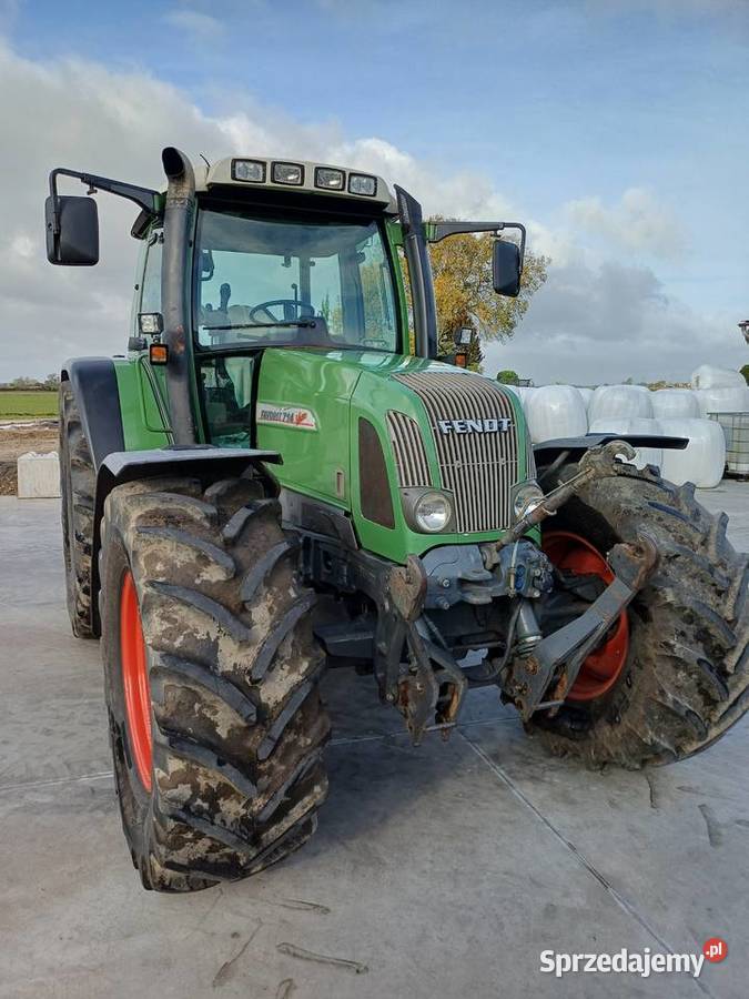 Fendt 714 Vario ciągnik rolniczy Fendt 714 716 wielkopolskie