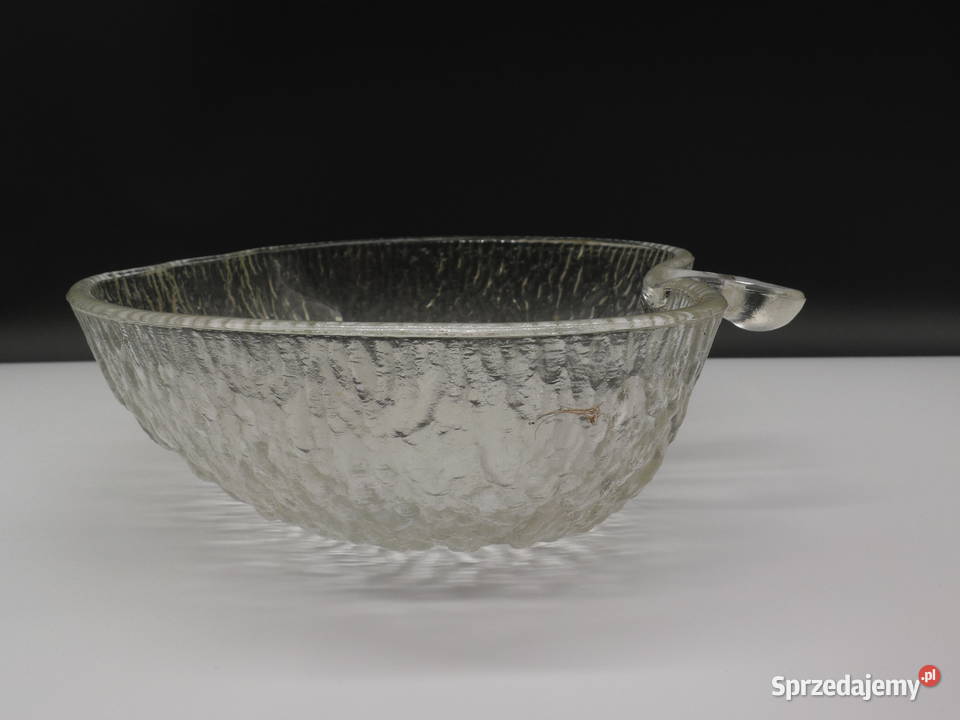Kultowa szklana misa JABŁKO Vintage PRL Raszków