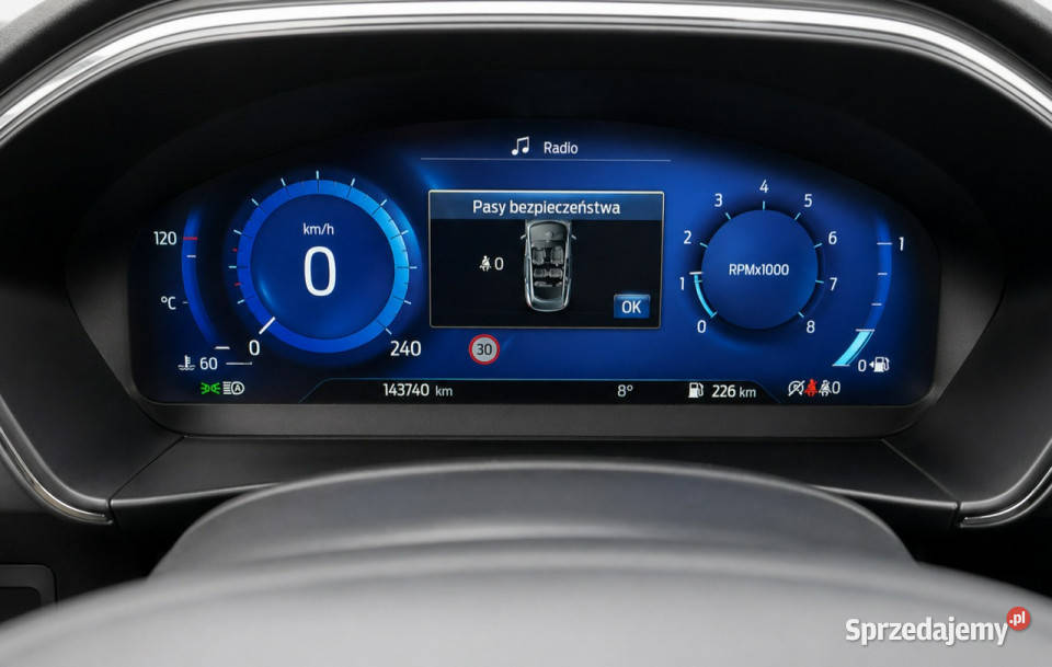 Ford Focus 2023 Titanium X Salon Polska centralny zamek Białystok