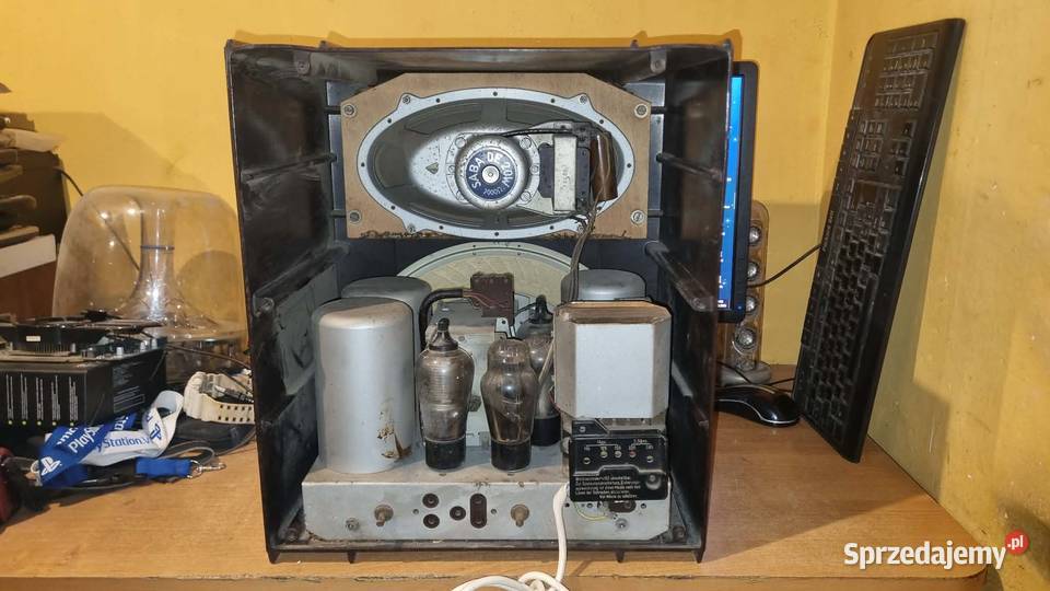 Stare zabytkowe przedwojenne radia SABA DE 20W Warta