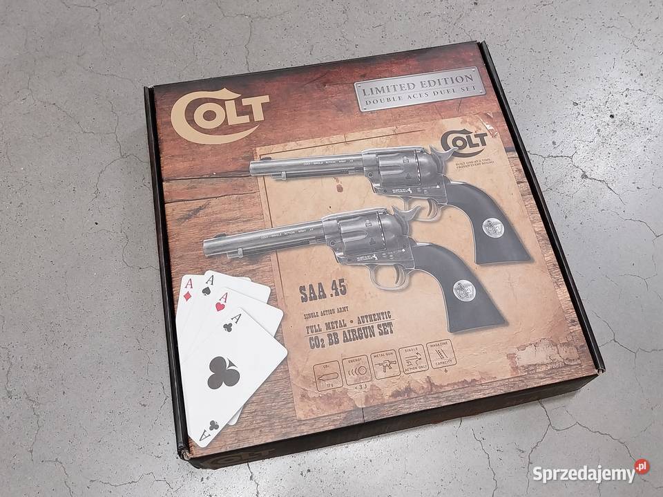 Rewolwer wiatrówka Colt Aces Duel Set 2 023041 śląskie Czeladź sprzedam