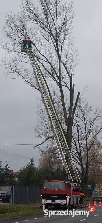 Podnośnik koszowy Iveco Magirus drabina