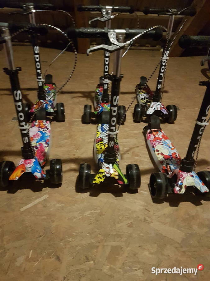 HULAJNOGA BALANSOWA CZTEROKOŁOWA KOŁA LED Głogowa