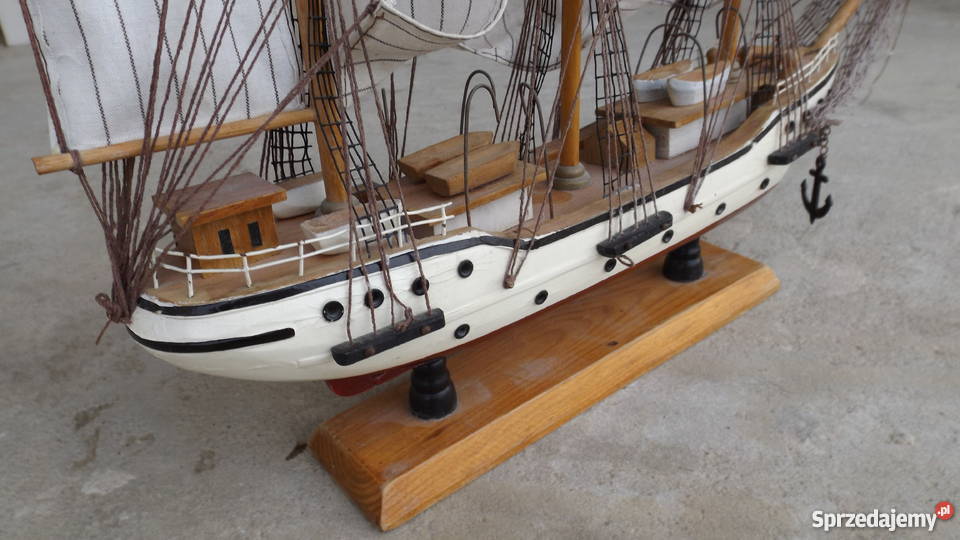 Statek żaglowiec okręt CONFECTION 40x50 Modelarstwo Grodziczno sprzedam