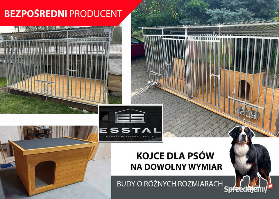 Kojec Psa KOJCE Psów Klatka Box Zadaszenie Dla psów małopolskie