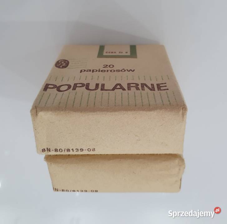 2 x POPULARNE papierosy kekcjonerskie PRL Kędzierzyn-Koźle sprzedam