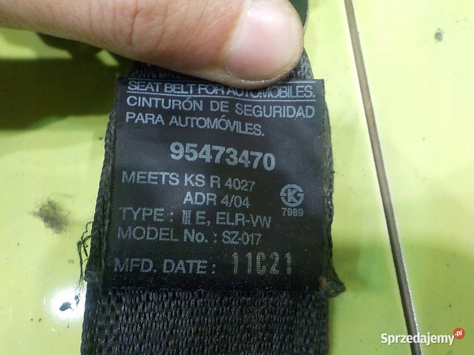 CHEVROLET CAPTIVA LIFT 22 VCDI 11r pas Pasy bezpieczeństwa mazowieckie Suków