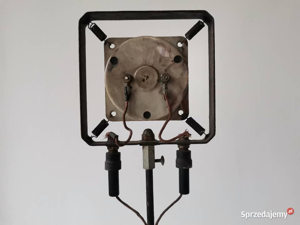 Stary przedwojenny unikatowy mikrofon Braun Katowice