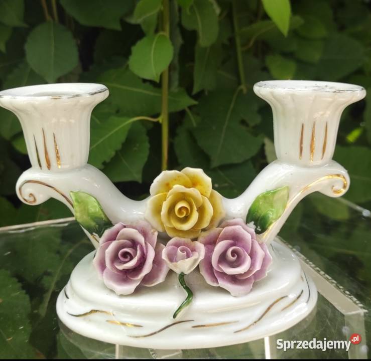 Porcelana zdobiona motywem róż Pabianice