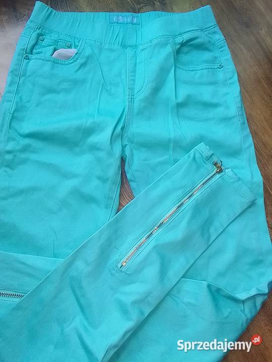 Spodnie damskie w pasie gumka Okrzeja