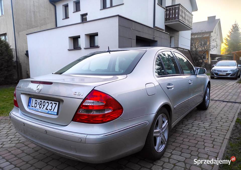 Mercedes E w211 22CDi bezwypadkowy oryginalny mazowieckie Warszawa