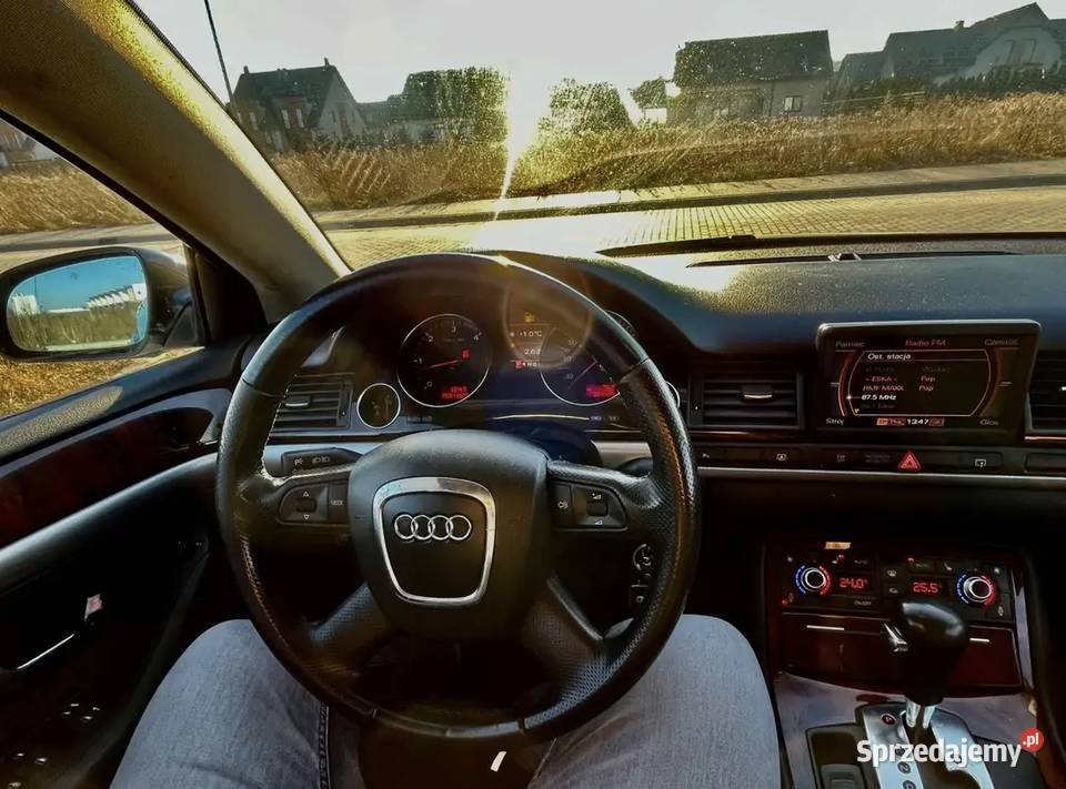 Audi A8 d3 42 tdi 326LiftZadbanaOkazja nieuszkodzony Świebodzice