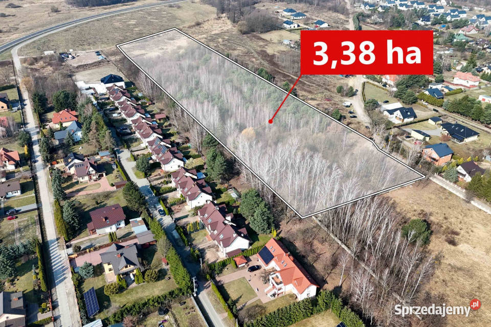 Grunty inwestycyjne 338 ha Kozery Grodzisk Maz