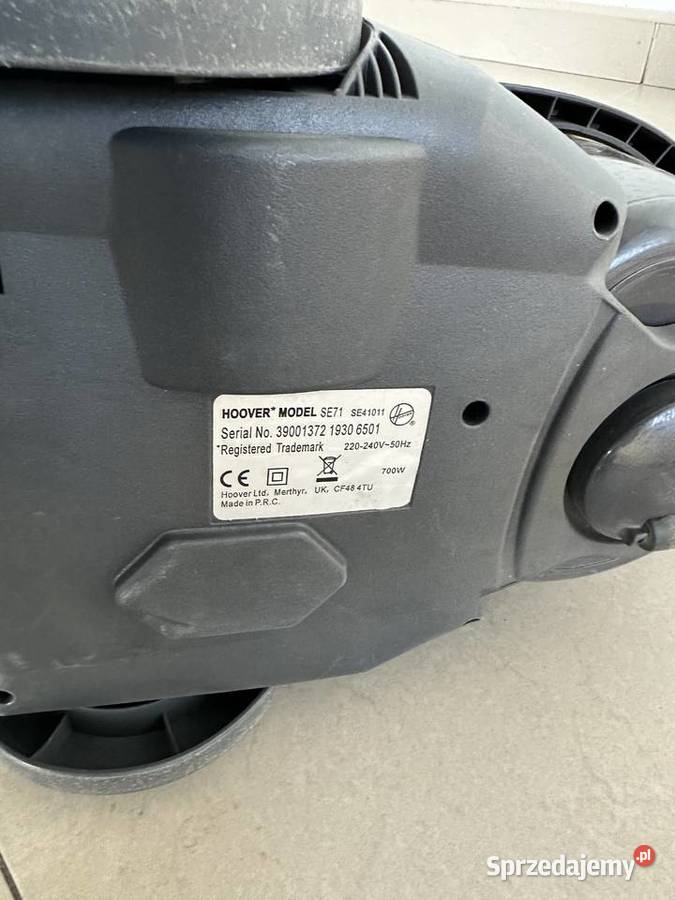 Odkurzacz Hoover bezworkowy 700 W małopolskie Kraków sprzedam