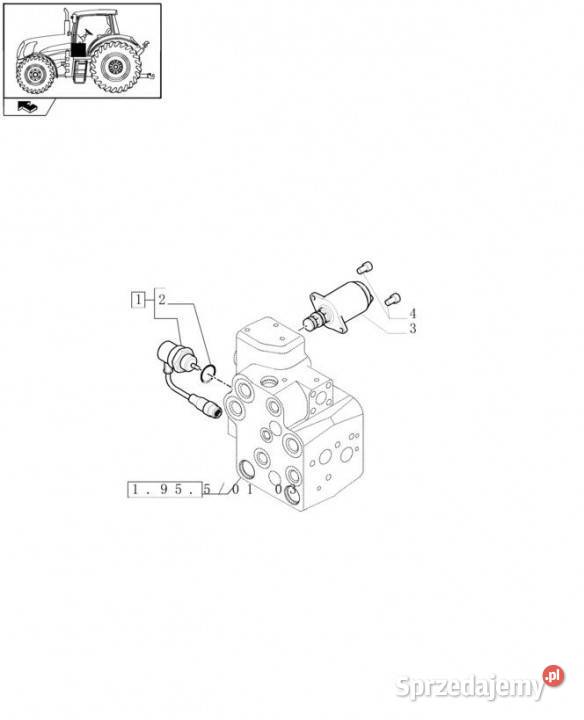 Holland T6010 T6090 T6070 Czujnik 47128860