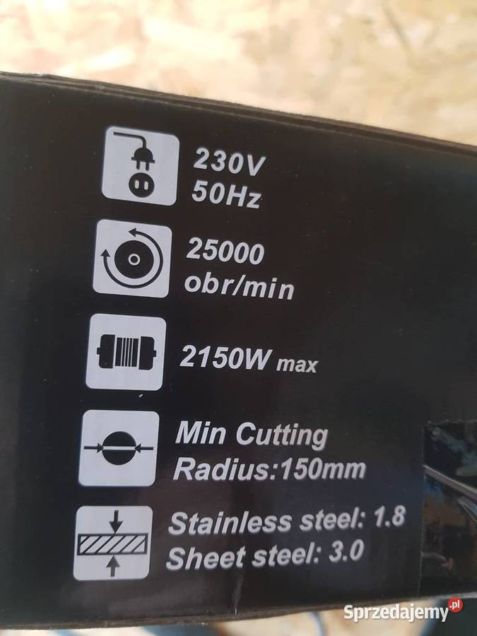ELEKTRYCZNE NOŻYCE DO CIĘCIA BLACHY FALISTEJ Elektryczne Głogowa