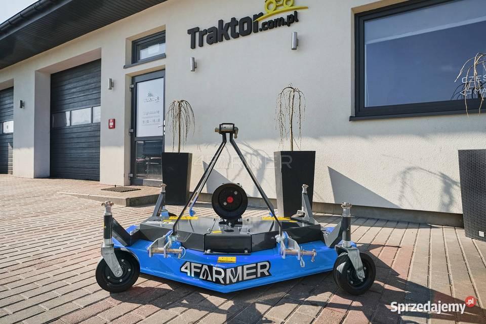 Kosiarka pielęgnacyjna FMK 150 4FARMER niebieska nieuszkodzony sprzedam