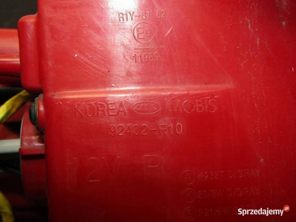 LAMPA PRAWY TYŁ PRAWA TYLNA KIA SPORTAGE IV sprzedam
