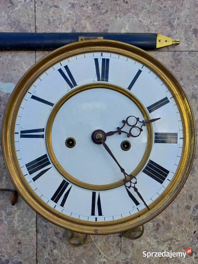 141 Zestaw mechanizm starego zegara linkowego pomorskie Tczew