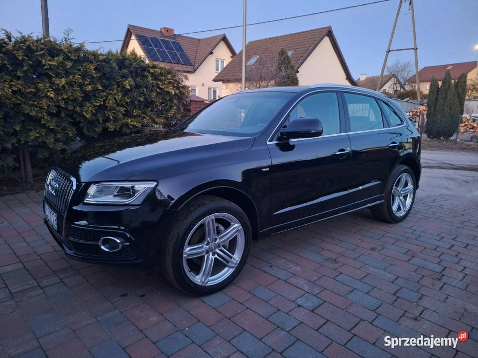 Audi Q5 SLine 4X4 Kamera Navi Skóry Xenon Stan Zarejestrowany w Polsce Załom