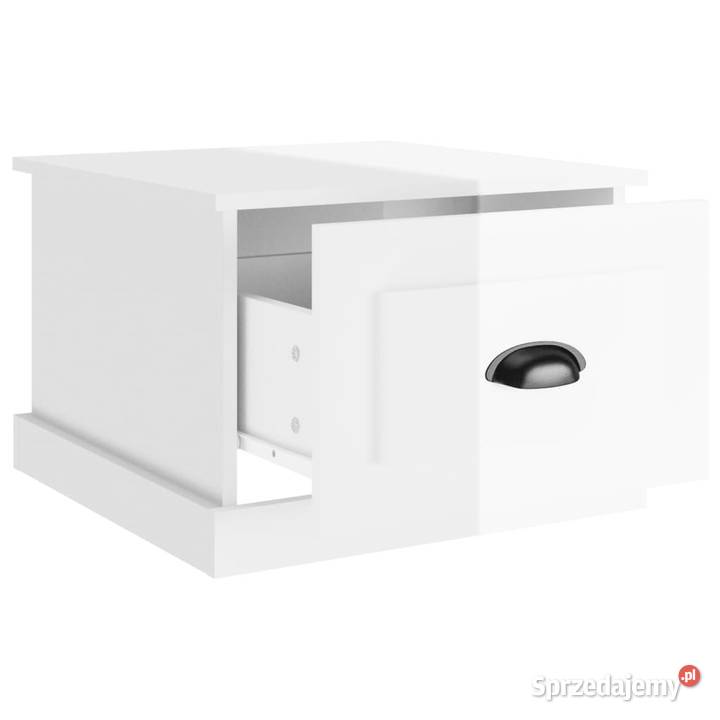 Stolik kawowy biały z połyskiem 50x50x35 Warszawa sprzedam