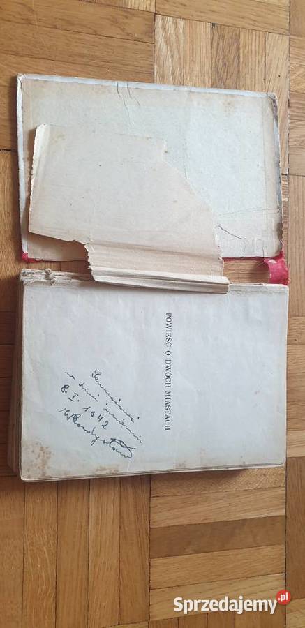 Powieść o dwóch miastach 1928 r Karol Dickens twarda łódzkie Łódź
