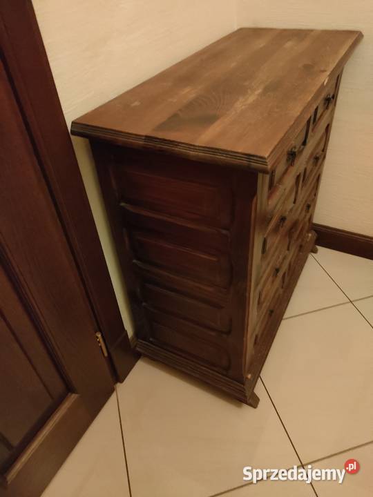 Komody z drewna sosnowego lata 90 PRL Tomaszów Mazowiecki sprzedam