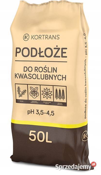 Torf kwaśny podłoże do roślin kwasolubnych 50 L śląskie