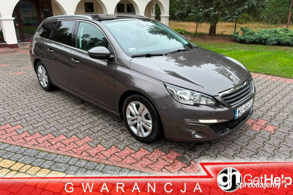 Peugeot 308 SW 16 HDI 120 Skórzana tapicerka kamera cofania Motoryzacja Lipówki