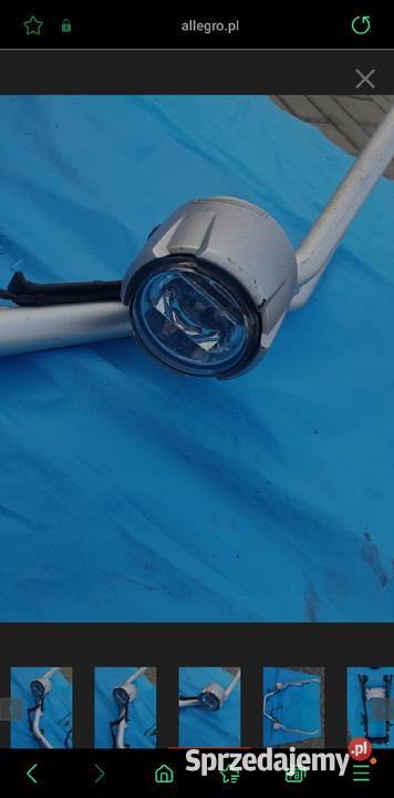 HONDA VFR 1200X stelaż kufra halogen dekiel gmol wielkopolskie Nowy Tomyśl