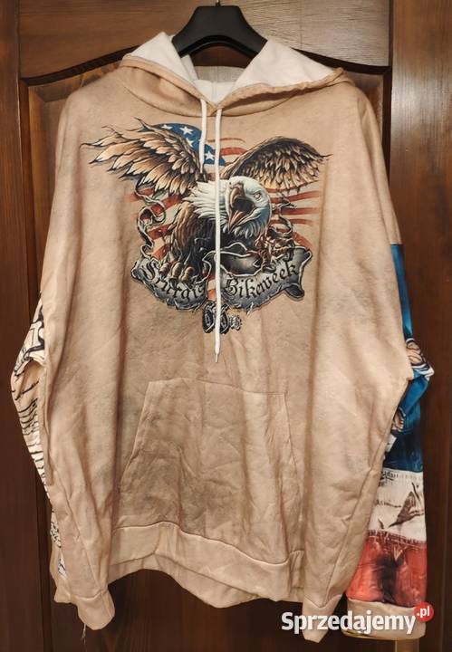 Ogromna nowa bluza lekko ocieplana 5XL jasny Odzież codzienna Moda i Styl Kraków