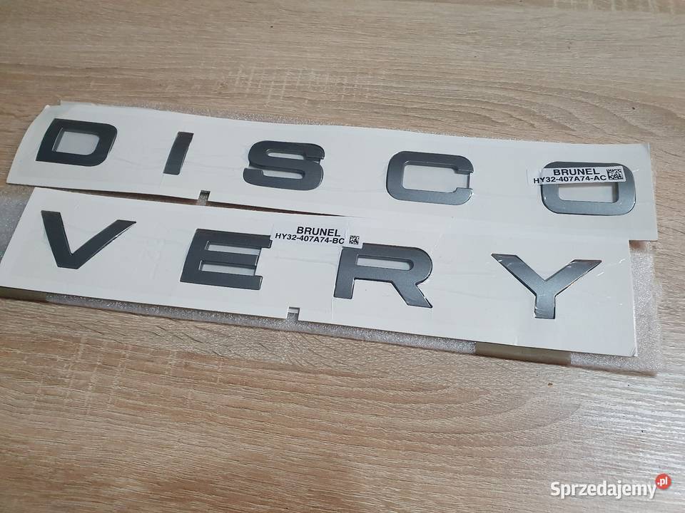 LAND ROVER DISCOVERY EMBLEMAT NAPIS PRZÓD Karoseria