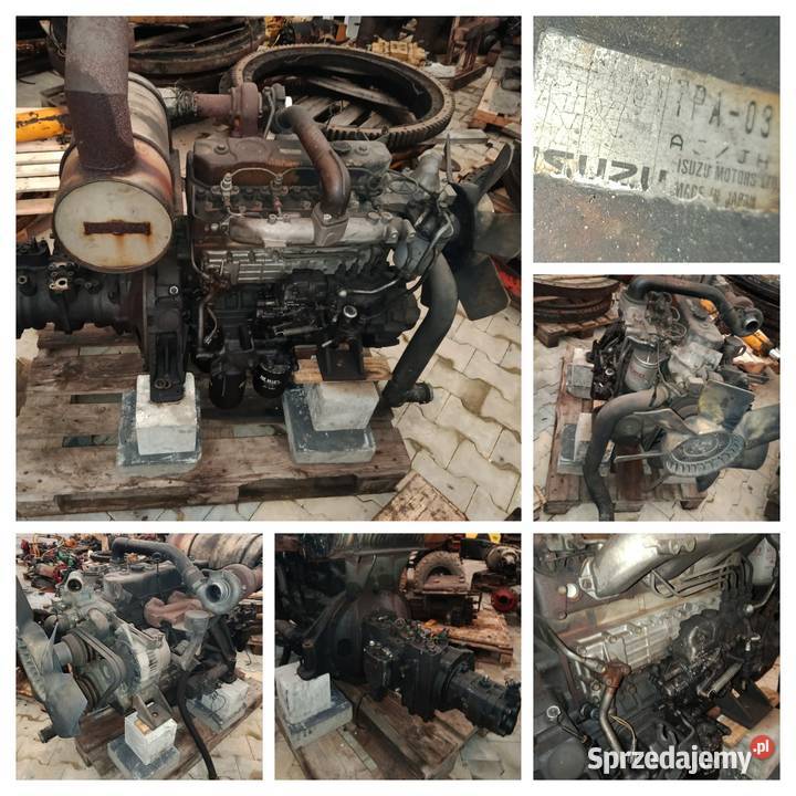 Silnik Isuzu 4JB1 4JG1 Koparka JCB Cat Volvo lubuskie Zielona Góra