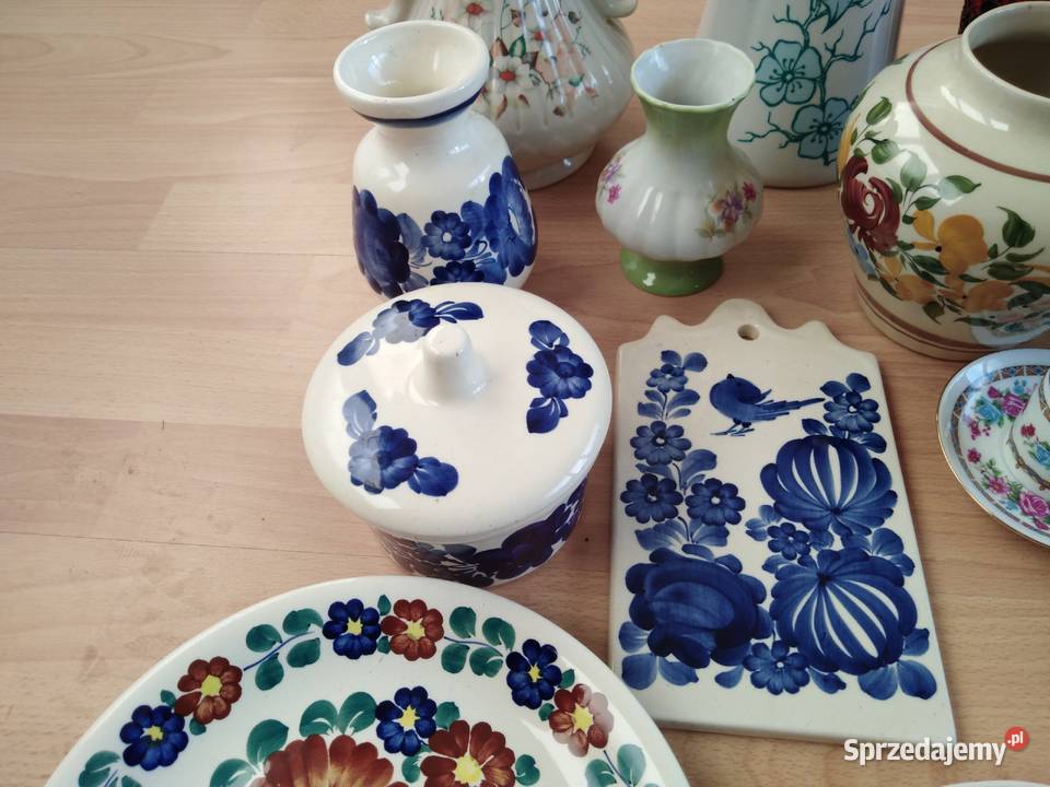 Ceramika z okresu PRL użytkowa i ozdobna