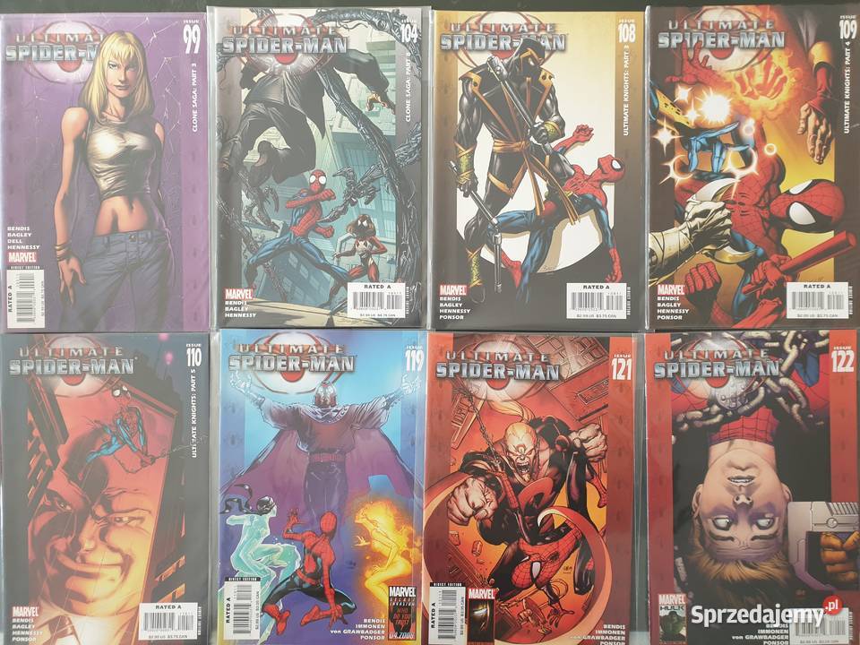 Ultimate SpiderMan kolekcja 49 komiksów Marvel