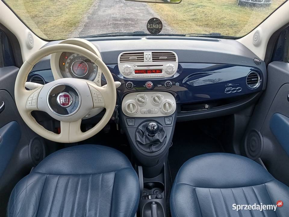Fiat 500 turbo 900cc SZYBER DACH wielofunkcyjna kierownica łódzkie Podkonice Miejskie