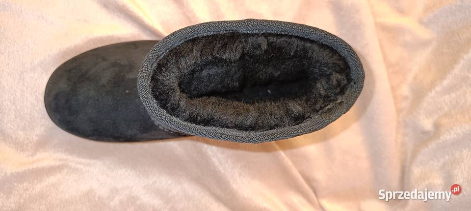 ROOTS Sheepskin Botki damskie Skóra naturalna Brwinów