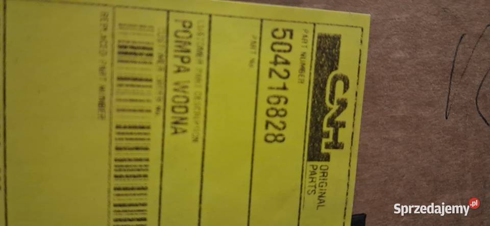 Pompa Wody 504216828 Newholland Wysokie Mazowieckie