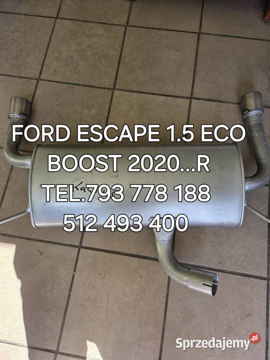TŁUMIK KONCOWY FORD ESCAPE 15 ECO BOOST 2020 Tłumiki Kawnice sprzedam