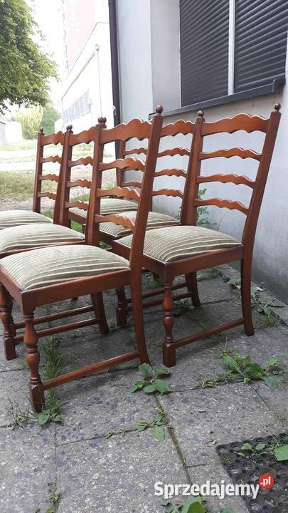 6 oryginalnych krzeseł drewnianych Gliwice