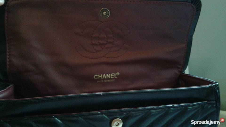 Torebka listonoszka chanelka CHANEL czarna na dolnośląskie Wrocław