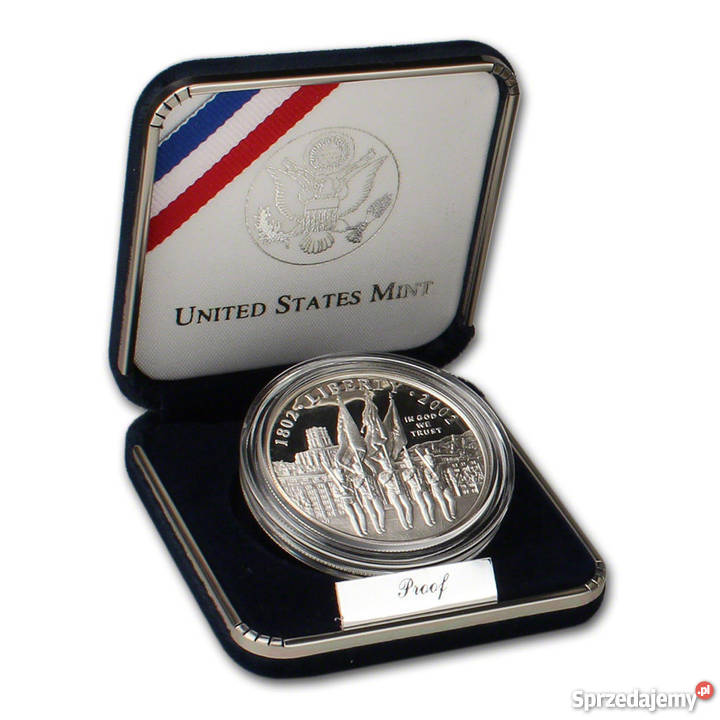 1 dolar 2002 r 200 rocznica akademia wojskowa Warszawa