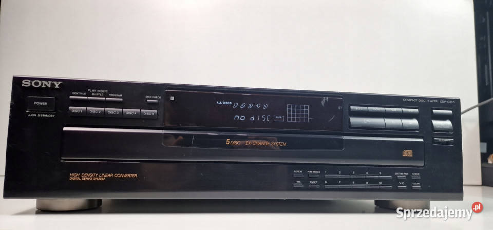 SONY odtwarzacz CD player CDP C 365 CDPC365 Międzychód