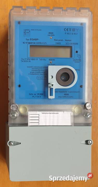 Licznik prądu Pozyton EQABP 2009 Pozostałe Zakopane