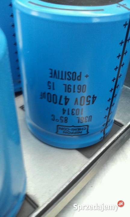 NIPPON CHEMICON CAPACITOR 4700UF 450V U36L Gołębiewo Wielkie